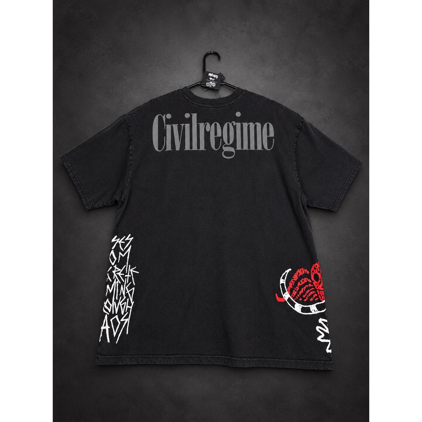 Civil Regime x Beetlejuice Graphic T-Shirt — Washed Black RH-137