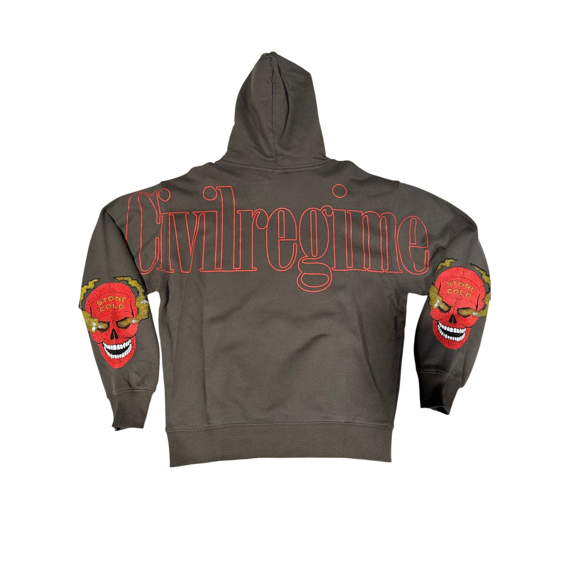 Civil Regime x WWE Stone Cold Steve Austin 3:16 Hoodie Olive NWT