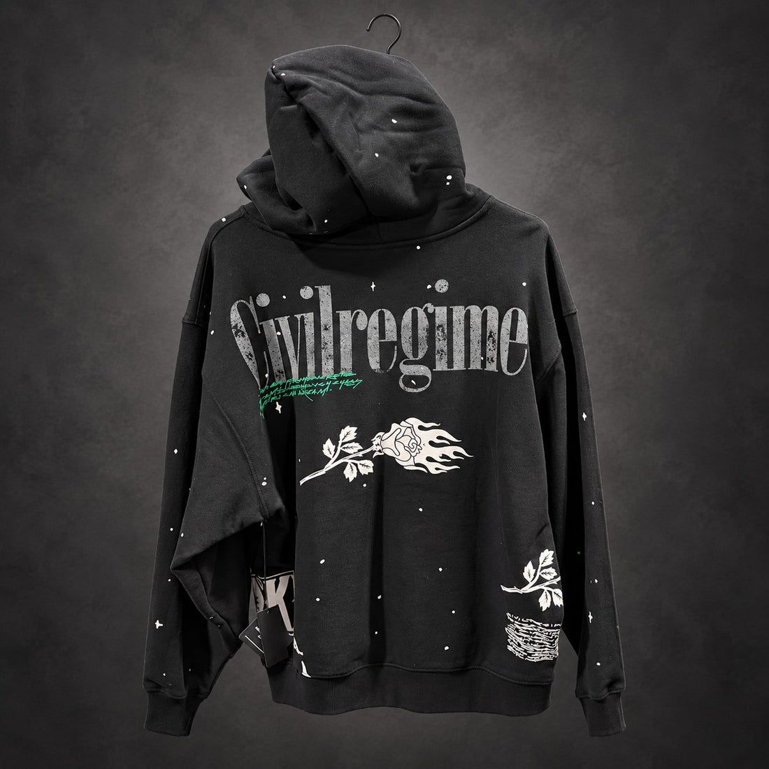 Civil Regime x DC The Joker Graphic Hoodie — Black & Purple Large (RH-079)