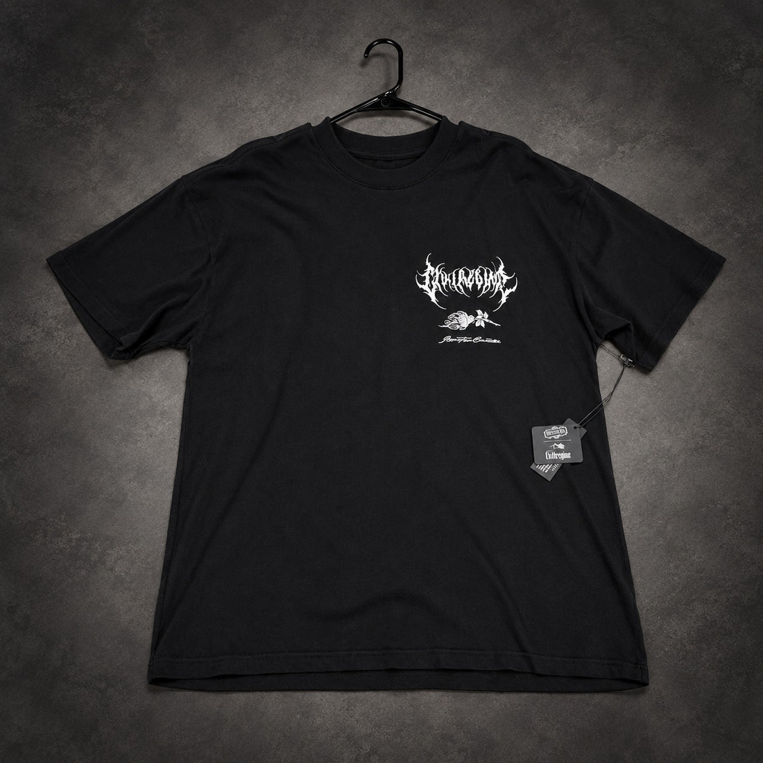 Civil Regime Graphic T-Shirt — Black & Neon Green OS - (RH-073)