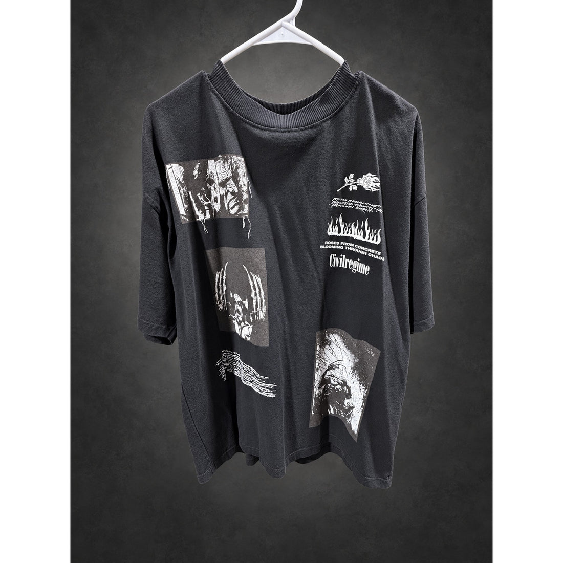 Civil Regime x Marvel Wolverine Graphic T-Shirt — Black RH-143