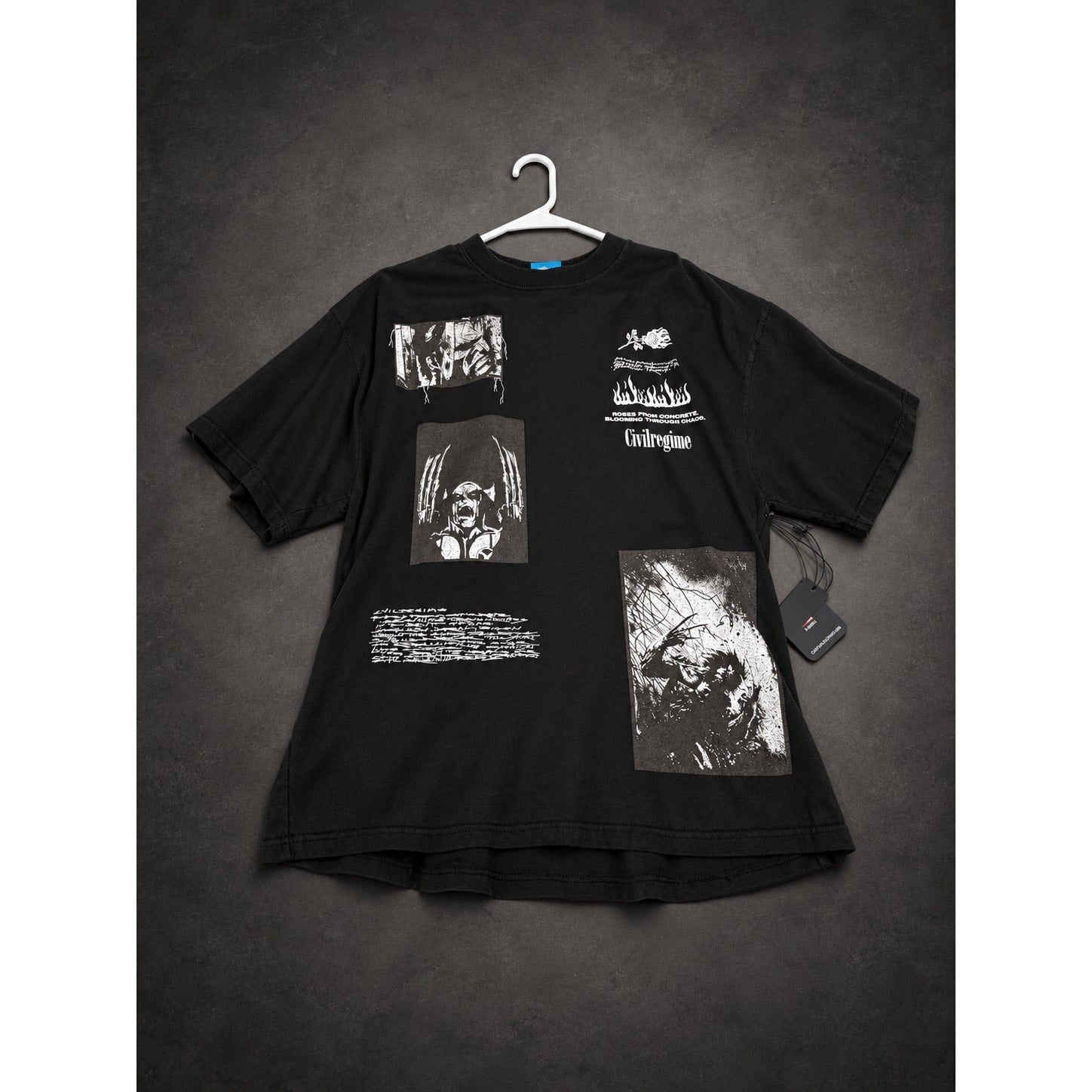 Civil Regime x Marvel Wolverine Graphic T-Shirt — Black RH-143