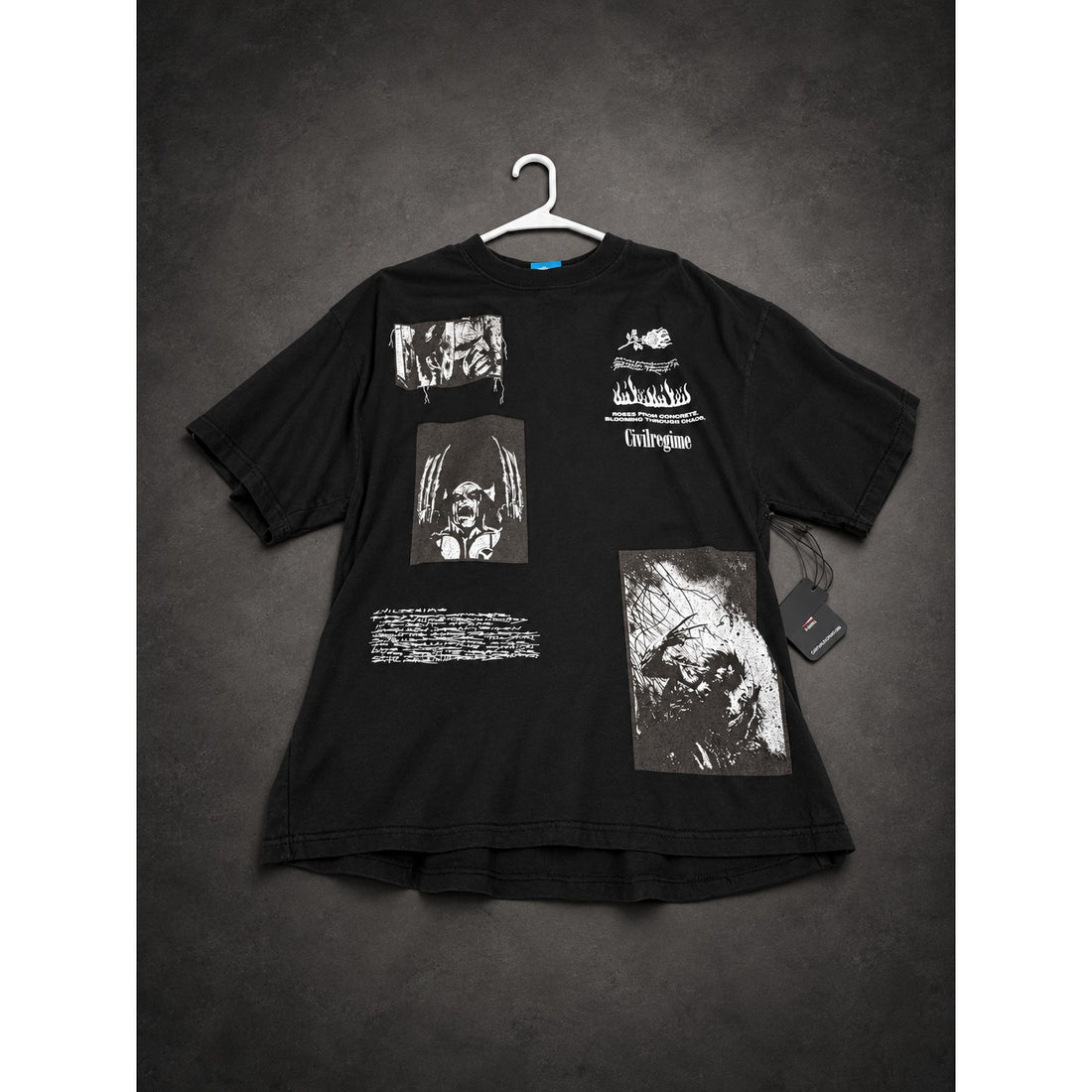 Civil Regime x Marvel Wolverine Graphic T-Shirt — Black RH-143