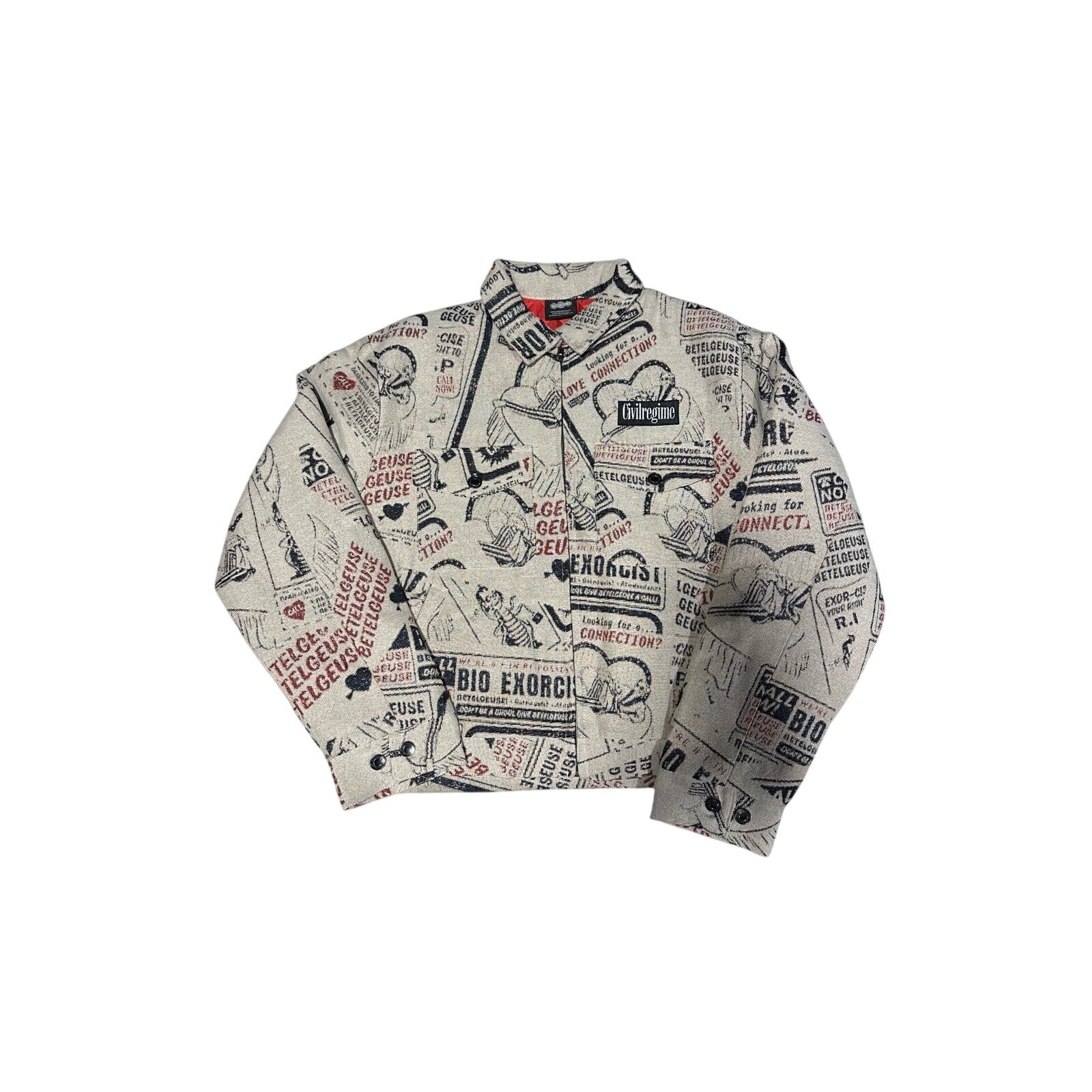 NEW Civil Regime x Beetlejuice Jacket Mens: Small