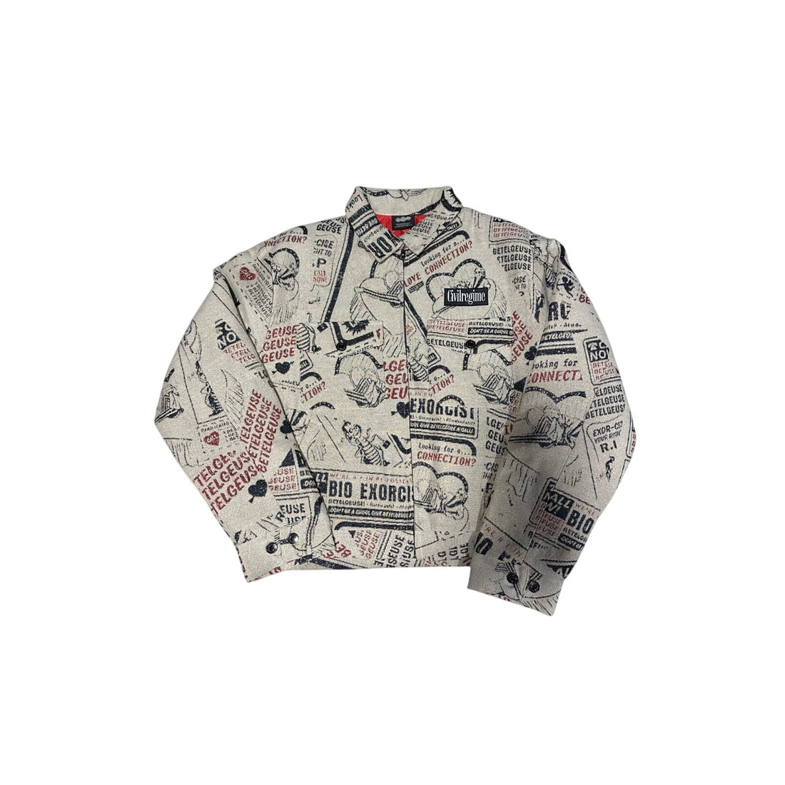 NEW Civil Regime x Beetlejuice Jacket Mens: Small