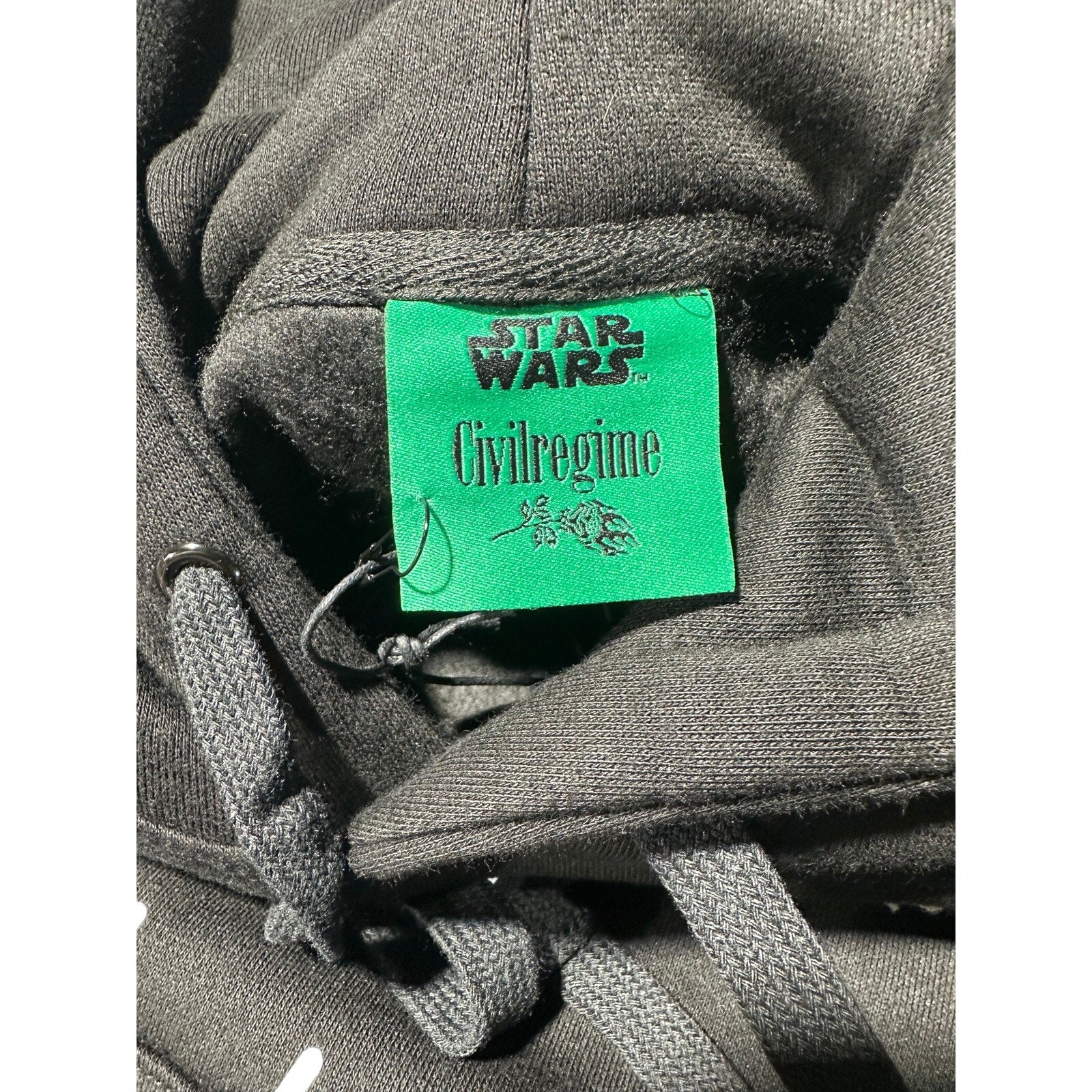 Civil Regime x Star Wars Hoodie Black Paint Splatter NWT