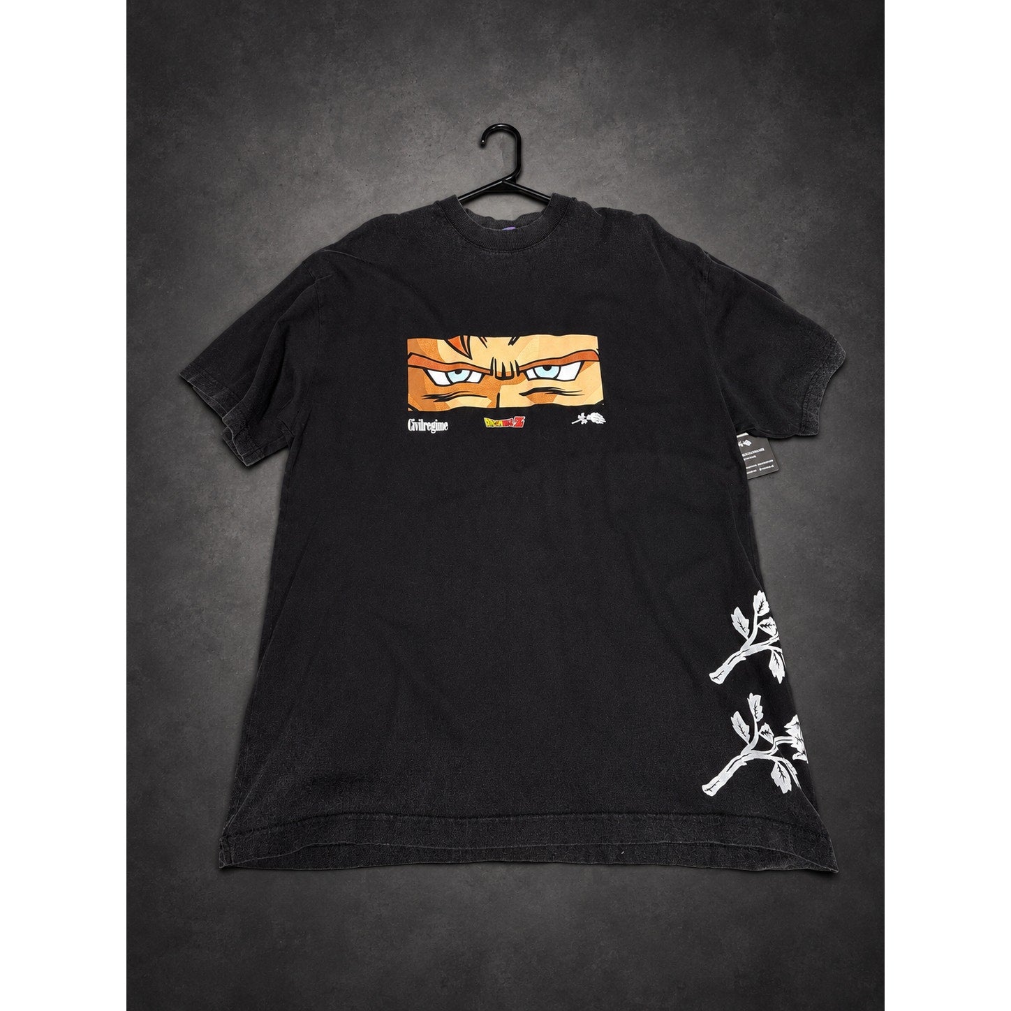 Civil Regime x Dragon Ball Z Android 16 Graphic T-Shirt — Washed Black RH-135