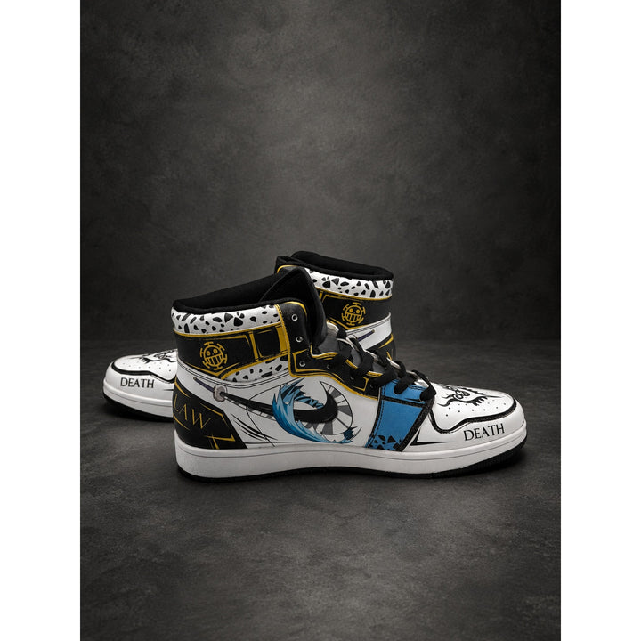 Custom One Piece Trafalgar Law High-Top Sneakers — Men’s EU 43 (RH-130)