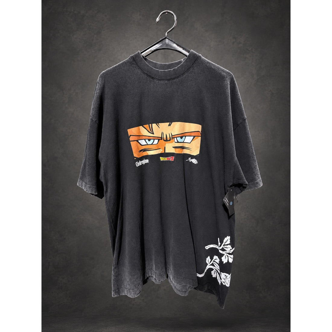 Civil Regime x Dragon Ball Z Android 16 Graphic T-Shirt — Washed Black RH-135