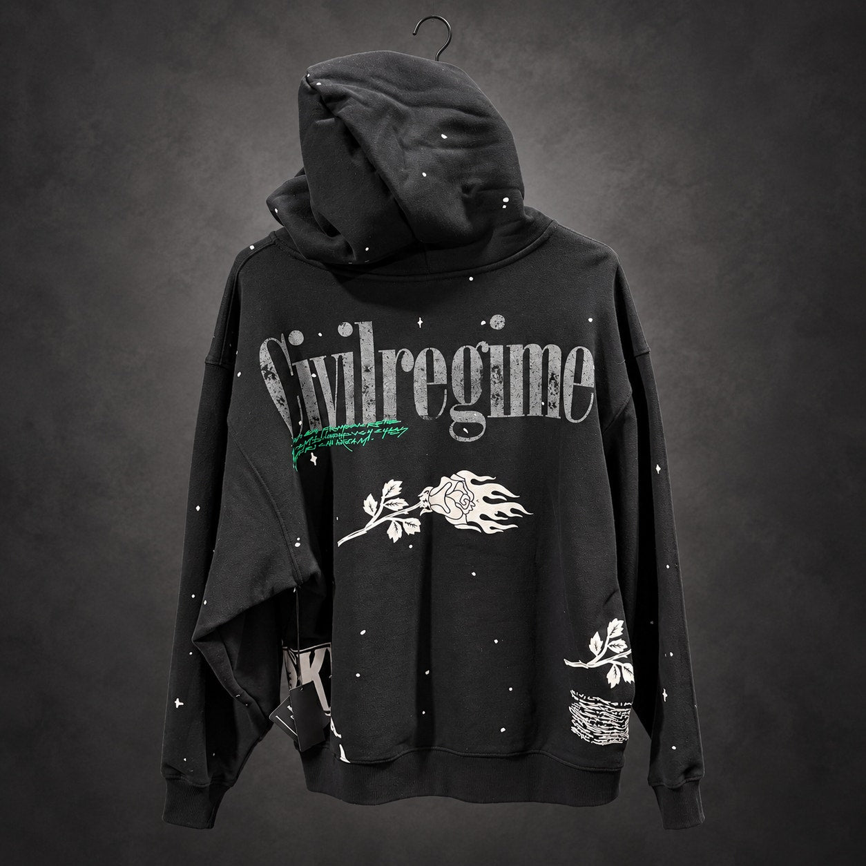 Civil Regime x DC The Joker Graphic Hoodie — Black & Purple Medium (RH-080)