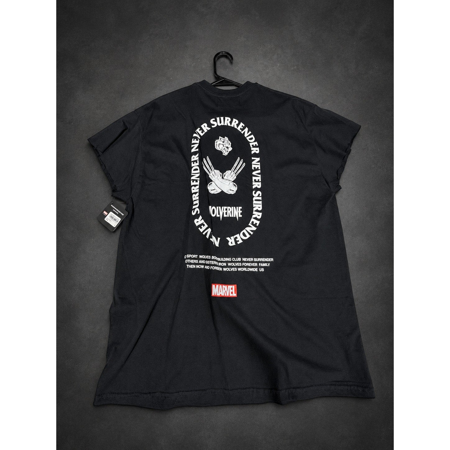 Darc Sport x Marvel Wolverine Graphic T-Shirt — Washed Black RH-143