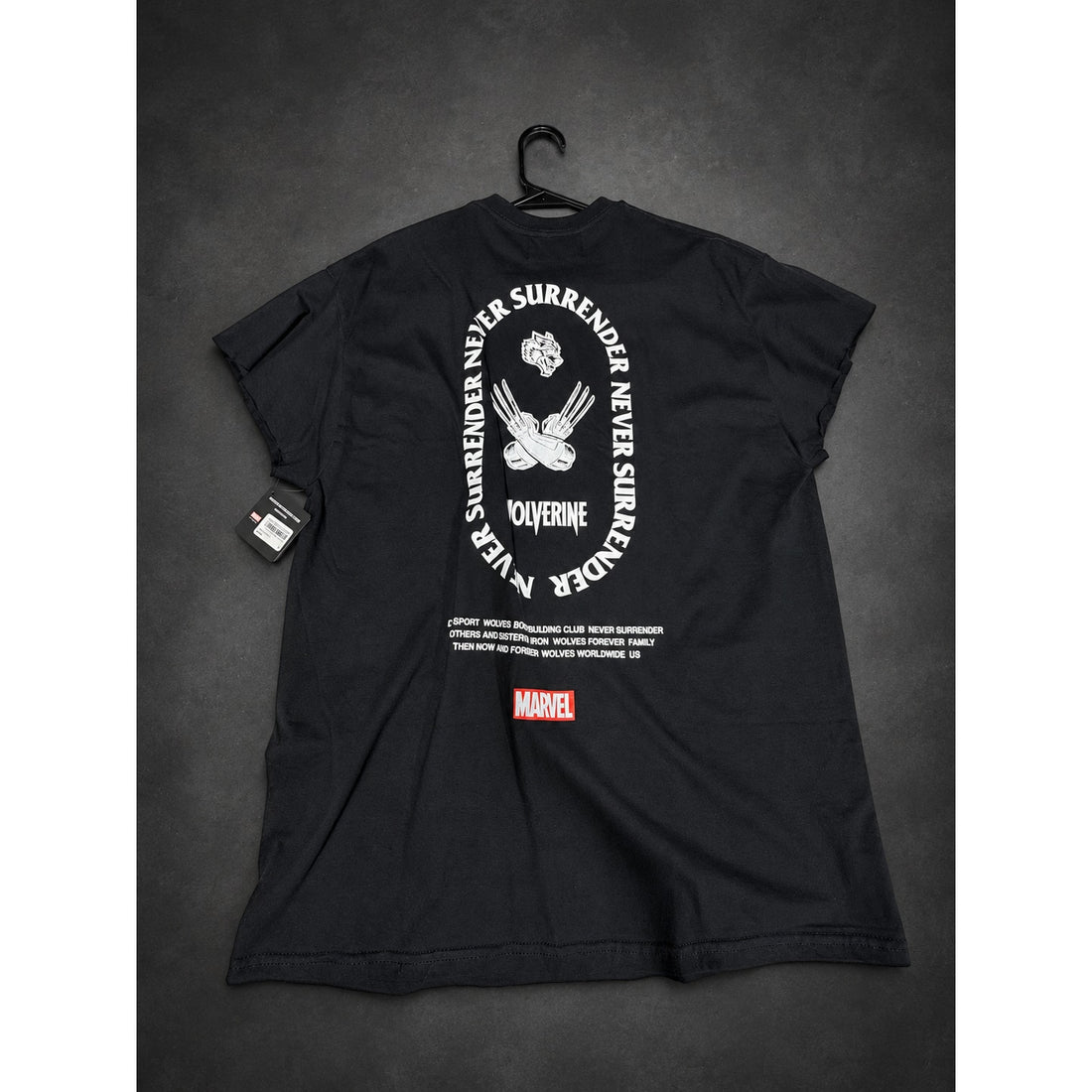 Darc Sport x Marvel Wolverine Graphic T-Shirt — Washed Black RH-143
