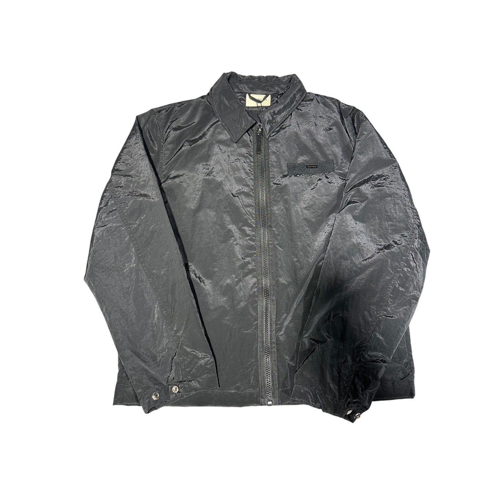 YoungLA Black Windbreaker Full Zip Jacket Large NWT