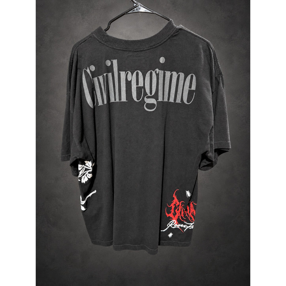 Civil Regime x Beetlejuice Jenna Ortega Graphic T-Shirt — Washed Black RH-133
