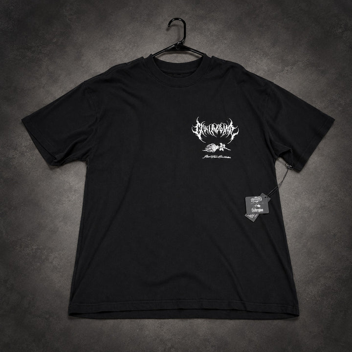 Civil Regime Graphic T-Shirt — Black & Neon Green (RH-074)