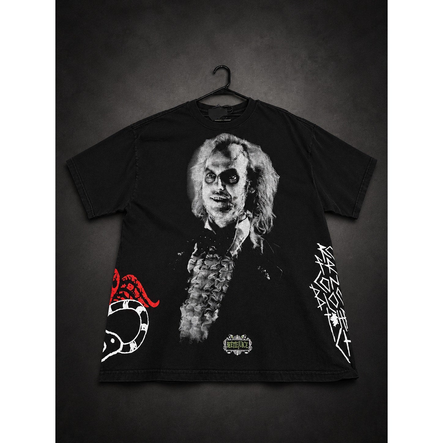 Civil Regime x Beetlejuice Graphic T-Shirt — Washed Black RH-137
