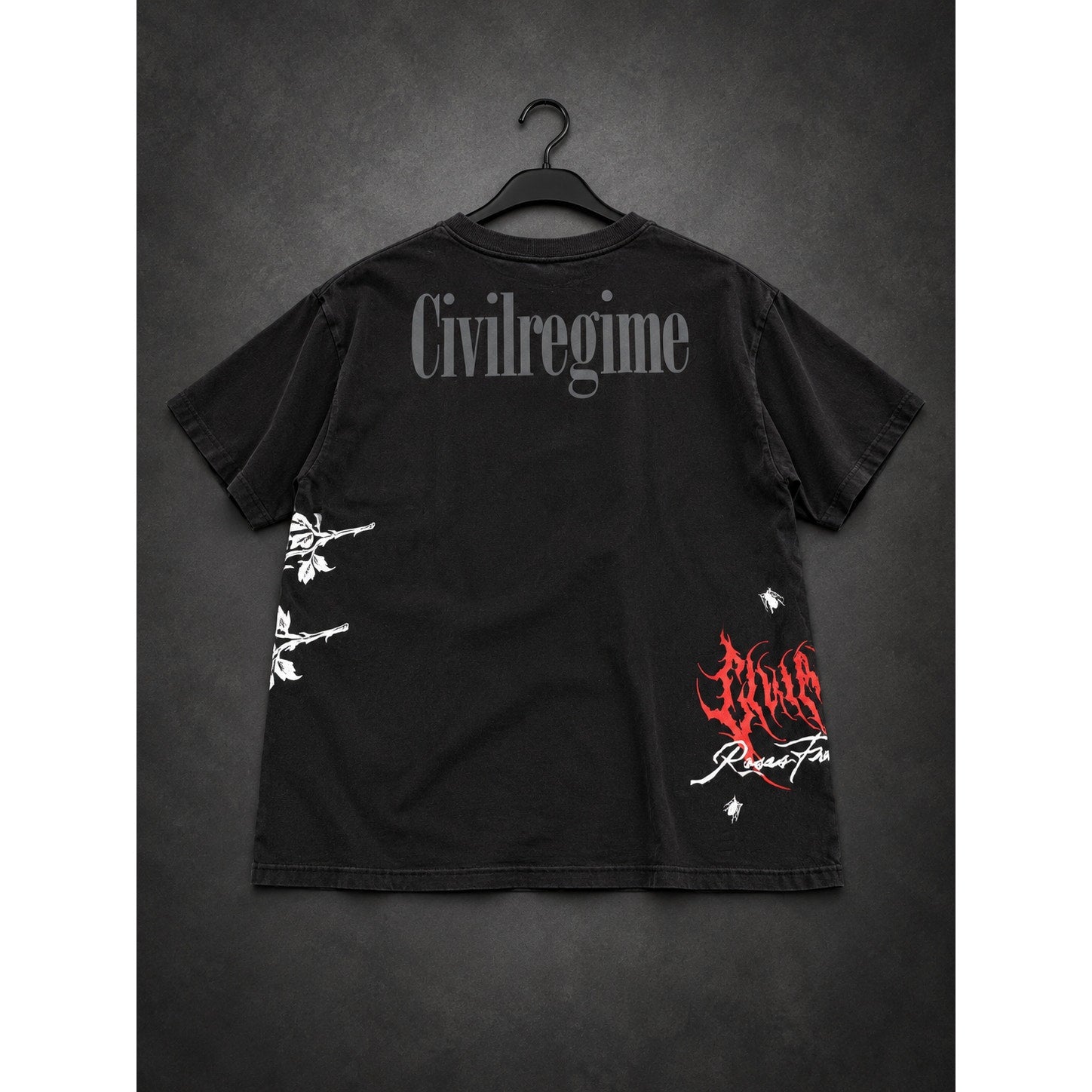 Civil Regime x Beetlejuice Jenna Ortega Graphic T-Shirt — Washed Black RH-133