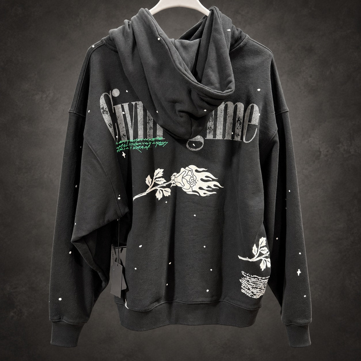Civil Regime x DC The Joker Graphic Hoodie — Black & Purple Large (RH-079)