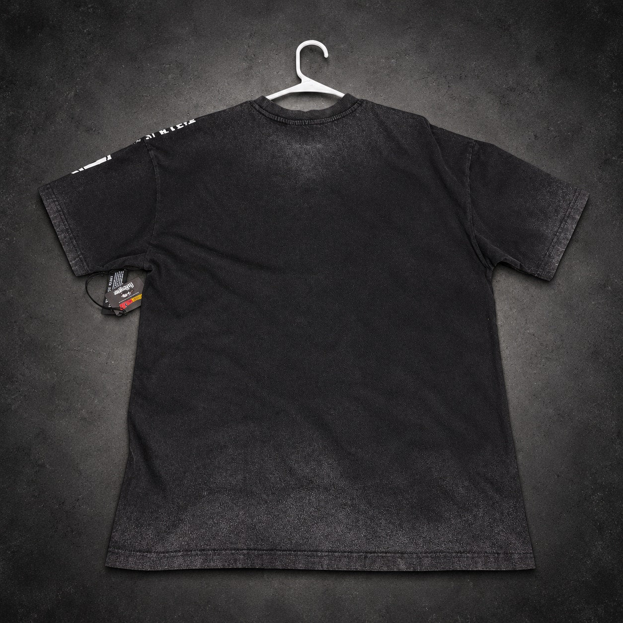Civil Regime x Dragon Ball Z Future Trunks Graphic T-Shirt Oversized — Washed Black & Purple RH-090