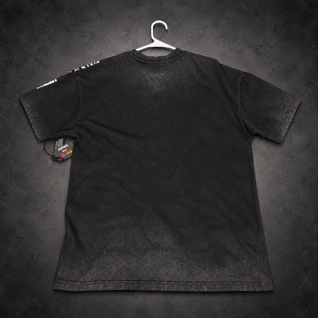 Civil Regime x Dragon Ball Z Future Trunks Graphic T-Shirt Oversized — Washed Black & Purple RH-090