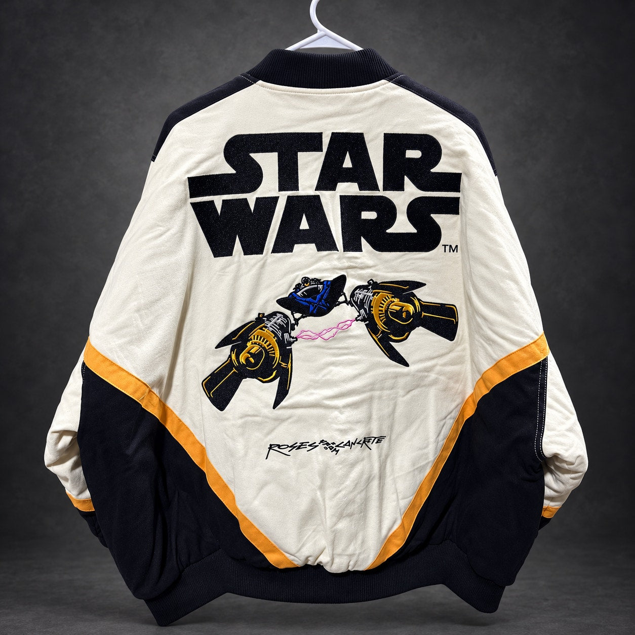 Civil Regime x Star Wars Podracing Jacket — Cream & Black - XXL (RH-068)