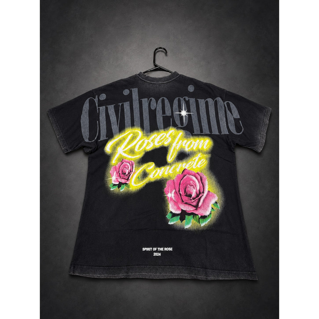 Civil Regime x Looney Tunes Tweety Graphic T-Shirt — Washed Black RH-141