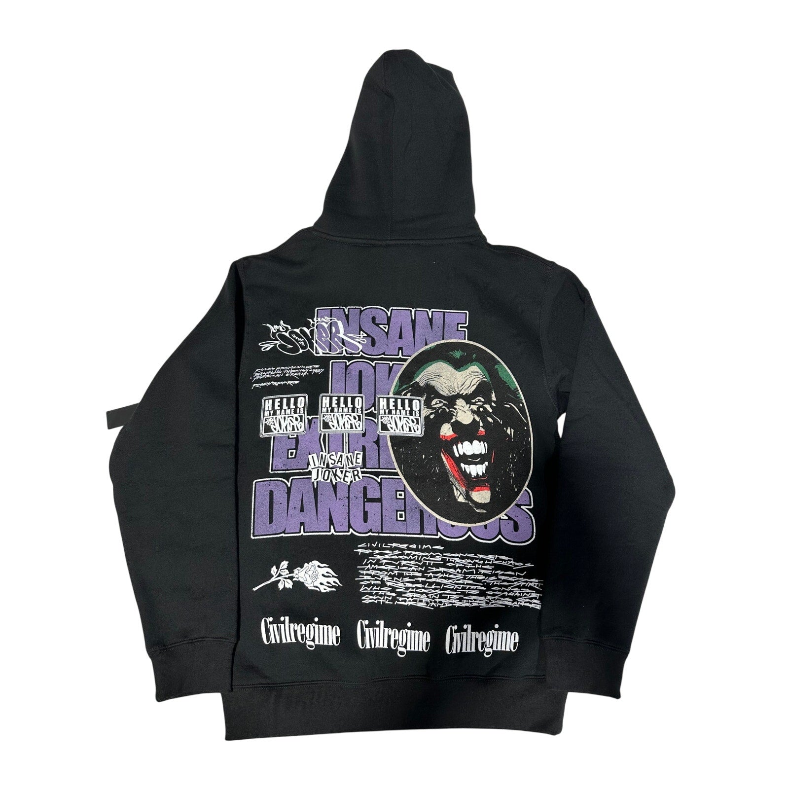 Illogic Joker Mission Too Dangerous Hoodie Black Ltd Ed /1000 Size S NWT
