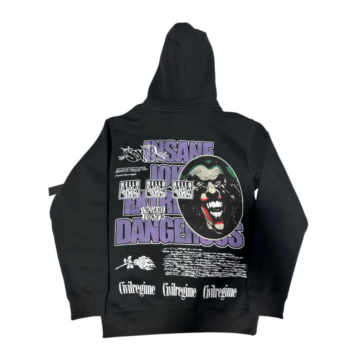 Illogic Joker Mission Too Dangerous Hoodie Black Ltd Ed /1000 Size S NWT